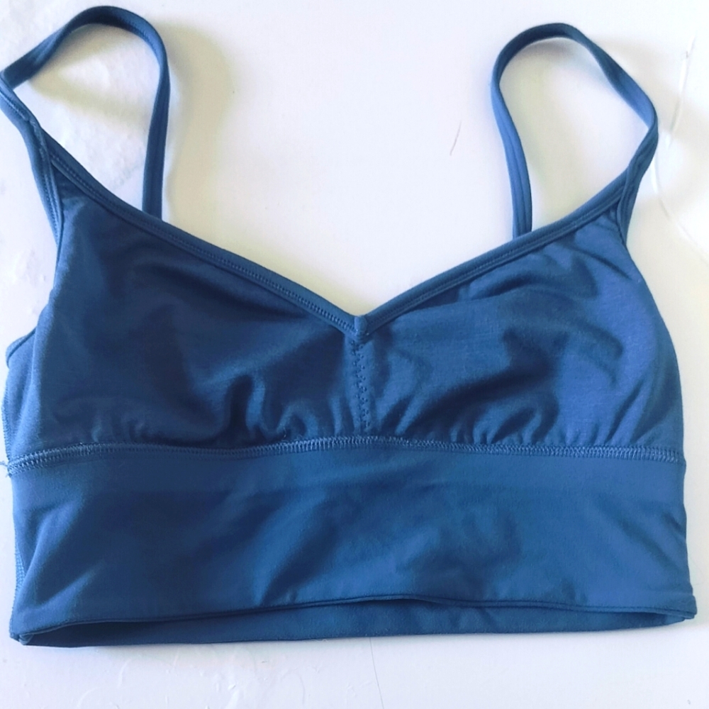 lululemon X Peloton athletica Teal Sports Bra